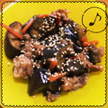 ❁Abake❁'s cooksnap of when they made 茄子と豚肉の生姜炒め.