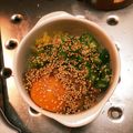 直井きなこ's cooksnap of when they made 冷たい卵黄納豆オクラそば.