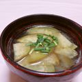 赤い電話's cooksnap of when they made ナスのみそ汁.