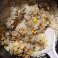 ハルベティー's cooksnap of when they made 汁まで活用！酒蒸し翌日の”あさりピラフ”.