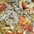 ゆたまみ's cooksnap of when they made トマトすき焼き　〆のパスタも美味しい.