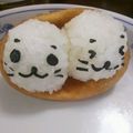 おおかなぼぅ's cooksnap of when they made シロタンのお稲荷さん（キャラ弁）.