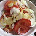 かめのたろう's cooksnap of when they made なぜか美味しい！トマトと玉ねぎのサラダ☆.