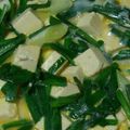 サラオ's cooksnap of when they made 豆腐とニラの卵とじ.