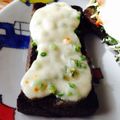 kaokaofood's cooksnap of when they made おじゃことネギとチーズのトースト.