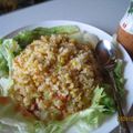 ないよ's cooksnap of when they made 簡単おいしい☆鮭レタスチャーハン♪.