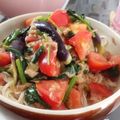 bellchia's cooksnap of when they made 夏の簡単ランチ第二弾☆ツナトマトそうめん.