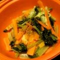 サトモユリア's cooksnap of when they made 小松菜と人参の胡麻チーズポン酢☆.