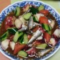 モンタ１１２９'s cooksnap of when they made ちょっと贅沢！タコときゅうりが簡単変身！.