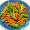ぴーなっしー's cooksnap of when they made ピーマンと人参のキンピラ.