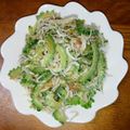emiemiy's cooksnap of when they made 苦くない☆釜揚げしらすとゴーヤの梅肉あえ.