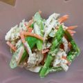 toretoretora's cooksnap of when they made ささみとアスパラで和風マヨサラダ♥.
