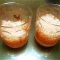 nanam0304's cooksnap of when they made フォーク１本で簡単！スイカのかき氷～♪.