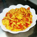 あぁSUKE's cooksnap of when they made トマトと卵の中華風炒めもの.