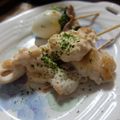 ひろみつばち's cooksnap of when they made 鶏ムネ串焼き　玉ねぎソースのせ.