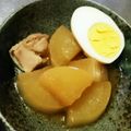 まぐゆ's cooksnap of when they made 煮卵入り♪鶏ももと大根のこっくりすっぱ煮.