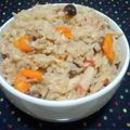 SMILEMAN's cooksnap of when they made 梅干し入り、きのことごぼうの炊き込みご飯.