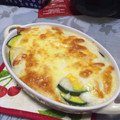 のぶちkun's cooksnap of when they made 簡単☆かぼちゃとほうれん草のグラタン.