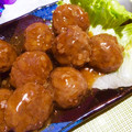 げんちゃこ's cooksnap of when they made レンジで簡単★揚げない肉だんご.
