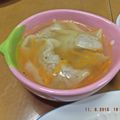 ゆけり３兄弟's cooksnap of when they made 残り物で絶品ワンタンスープ.