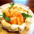 アボカドさくら's cooksnap of when they made ◆贅沢＊桃タルト◆.