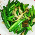 うさご's cooksnap of when they made キノコとニンニクの芽の炒め物.
