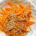 kimi2144's cooksnap of when they made 丸鶏がらスープで作るにんじんの簡単サラダ.