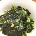Faiza's cooksnap of when they made すぐできる♪わかめと長ネギのニンニク炒め.