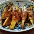 あかとユタとミウ's cooksnap of when they made なすの肉巻き焼き.