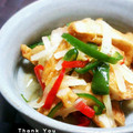 inyako's cooksnap of when they made さつま揚げのおかか醤油炒め.