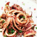 〜お鶴〜's cooksnap of when they made イカのマヨねぎ炒め.