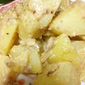 arku's cooksnap of when they made スパニッシュ アンチョビポテト.