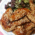 カオリン518's cooksnap of when they made やみつき♡手羽先の甘辛ゴマ胡椒焼き.