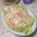 maki_08's cooksnap of when they made カニかまと玉葱のめんつゆ酢胡麻油サラダ.