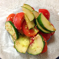 にいさんぽ's cooksnap of when they made 簡単！トマトときゅうりの和え物☆ごま風味.