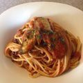 ☆aicook☆'s cooksnap of when they made ＊超簡単！トマトとナスの本格パスタ＊.