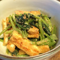 naponatu's cooksnap of when they made ➏小松菜とお揚げさんの胡麻ネーズ和え➏.