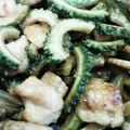 nalu☆'s cooksnap of when they made ゴーヤと鶏胸肉の照り焼き.