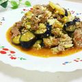旦那は皿洗い's cooksnap of when they made なすと豆腐と豚肉のピリ辛豆板醤炒め.