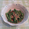 オレンジリング's cooksnap of when they made 簡単シンプル♪いんげんのごま和え.