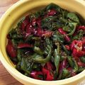 Ｆスイーツ's cooksnap of when they made ピーマンだけ！鰻のたれ焼き(*^O^*).