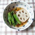 アタックひめちゃん's cooksnap of when they made レンコンとししとうの煮物.