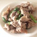 kokoa2号's cooksnap of when they made 豚肉とニラのオイスター炒め.