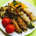 チチル's cooksnap of when they made ズッキーニとなすの豚肉巻き✲*ᗜ.