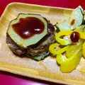 Ruimama7's cooksnap of when they made ズッキーニのはさみバーグ♡.