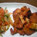 SHIRAYURI201's cooksnap of when they made 豚ヒレの網焼き　韓国タレで.