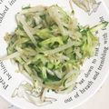 にかに's cooksnap of when they made もやしとキュウリの夏サラダ.