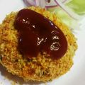 Rよろこび's cooksnap of when they made 揚げずにヘルシー♪かぼちゃチーズコロッケ.