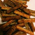 ほりよ's cooksnap of when they made ビールに合う！ごぼうの素揚げ.