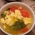 テニキチかん's cooksnap of when they made トマトと卵のスープ(西红柿鸡蛋汤).